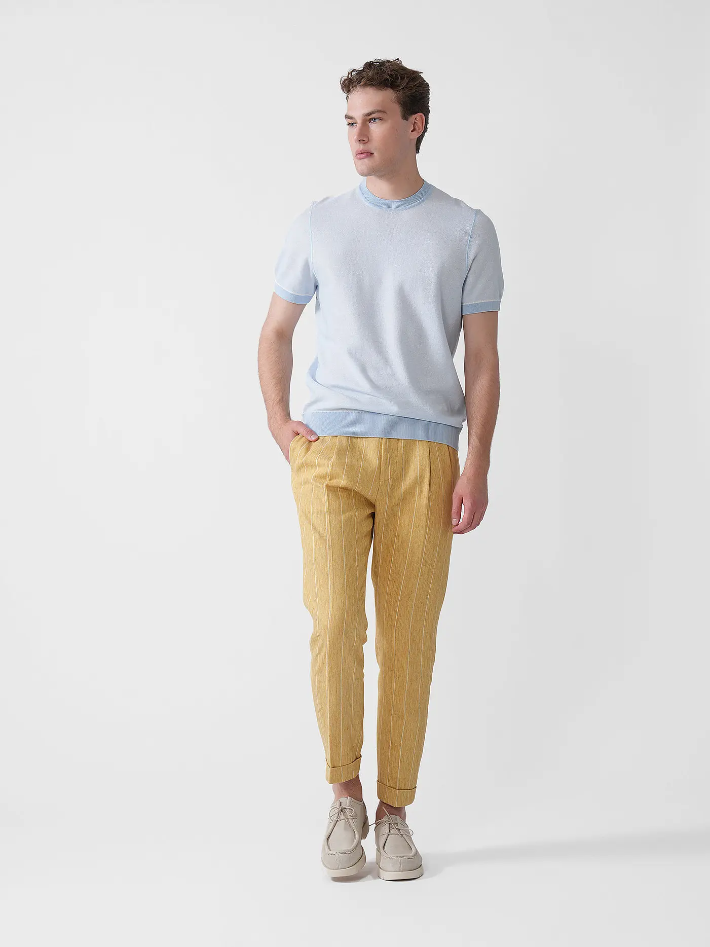 BOSS | T-Shirt H-JIANFRANCO | hellblau